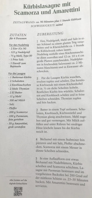LASAGNE K�RBIS